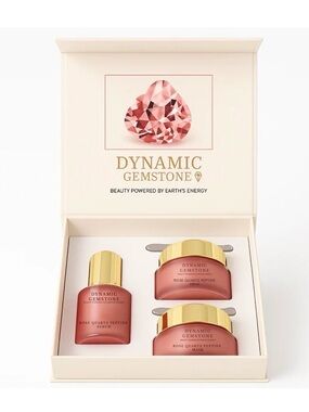 Dynamic Gemstone Topaz Radiance Rose Quartz Peptide Set